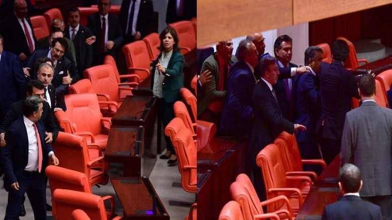 Προφητικό: Ξύλο στην τουρκική Βουλή για την εισβολή κατά των Κούρδων στην Αφρίν